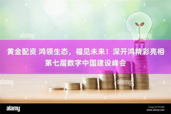 黄金配资 鸿领生态，福见未来！深开鸿精彩亮相第七届数字中国建设峰会